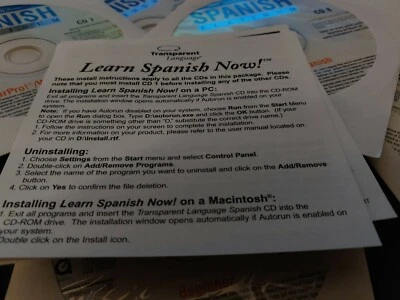 Learn Spanish Now!  9 CD Series By Top-end, renowned Language Institute - Image 1 of 4