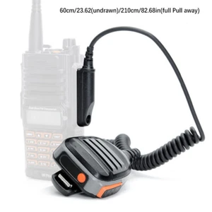 Hand Speaker Microphone PTT For Baofeng UV-9R PLUS BF-A58 Radio Walkie Talkie D - Zdjęcie 1 z 10