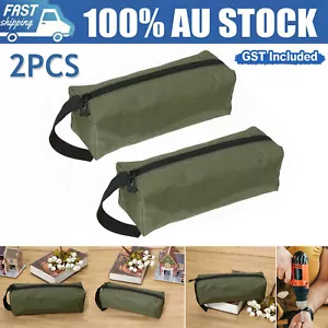2PCS Tool Storage Bag Spanner Wrench Zip Pocket Organizer Carry Case Mini Pouch - Picture 1 of 11