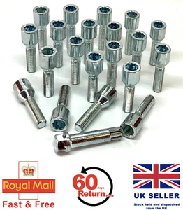 20x Alufelge Tuner Schrauben M12x1,5 Verlängerungsgewinde 40mm + Schlüssel - Mercedes - Bild 1 von 6