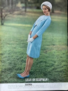 60er Jahre Klopman Fashion Mills Werbung - 1963 - Bild 1 von 1