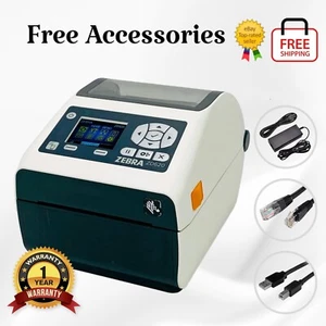 Zebra ZD620 Direct Thermal Label Printer USB LAN Bluetooth Serial 1 YR WARRANTY - Photo 1/12