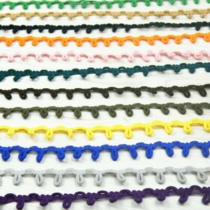 3 Meter Elastic Button Loops Eyelet Costume Wedding Dress Sewing Trimming Craft - Picture 1 of 28