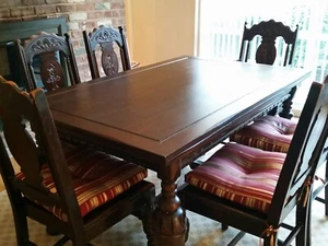 Vintage Antique Dining Room Furniture Set - Picture 1 of 3