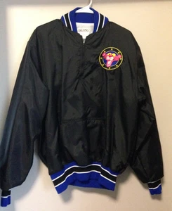 Vintage DeLong Pink Panther NHL Men's Jacket Medium Throwback Stitched - Picture 1 of 4