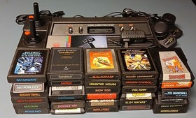 Atari 2600 System Bundle with Console, 30 Games, Joysticks, Paddles, and More!