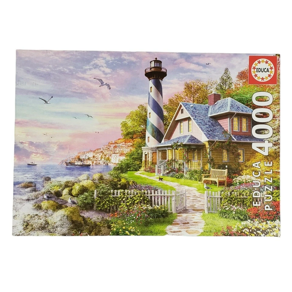 Educa Jigsaw Puzzle 4000 Pcs Lighthouse at Rock Bay Dominic Davison #17677