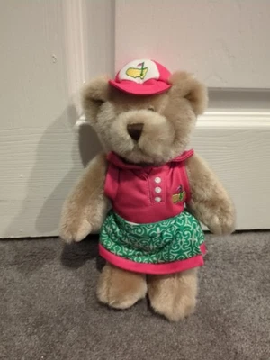 Masters 高尔夫熊 奥古斯塔 国家标志 2017 毛绒女孩 泰迪熊 全新 — 第 1/3 张图片