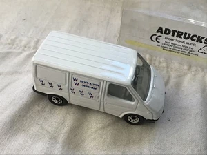 MATCHBOX SUPERFAST FORD TRANSIT MB60 ' W W RENT A VAN DEREHAM ' CODE 3 - Picture 1 of 3