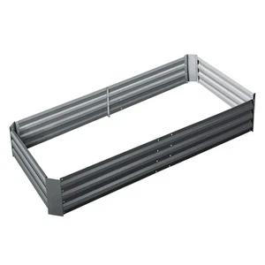 Green Fingers Garden Bed 180x90cm Planter Box Raised Container Galvanised Steel - Picture 1 of 7