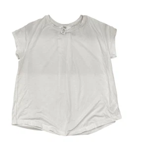 Athleta Girl White Short Sleeve Tee - Size L (12) - Picture 1 of 4
