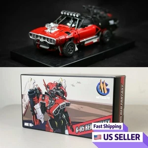 Metagate G05 Red Fantasy Shatter Bumblebee Transformers Triple Changer US SELLER - Picture 1 of 17