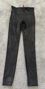 Leggings SPANX Clásicos Negros Imitación Cuero Para Mujer Pequeños - Imagen 1 de 4