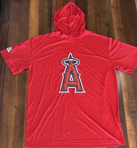 Sudadera con Capucha Angels Manga Corta Talla XL Unisex Béisbol MLB LA Anaheim Angels - Imagen 1 de 7