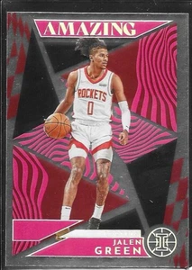 2021-22 Panini Illusions - Amazing Jalen Green #2 Smeraldo (RC) - Foto 1 di 1