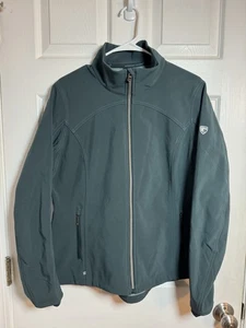 Kuhl Frost Softshell Jacket Womens Large Green Full Zip Fleece Lined Outdoor - Picture 1 of 9