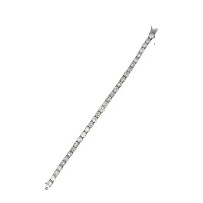 26.78 Carat Diamond Platinum Tennis Bracelet - Image 1 of 4