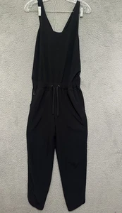 Patagonia Fleetwith Romper Jumpsuit Size Small Black Crossover Back Style 56995 - Picture 1 of 5