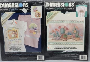 Dimensions Iron On Fashion Transfer 1992 Arca de Noé y cactus del suroeste - Imagen 1 de 8