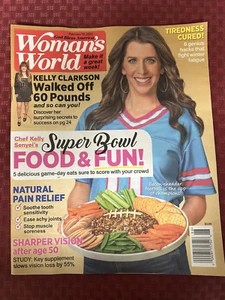 Woman's World Magazine Feb. 10th ~Kelly Clarkson ~ Super Bowl Food & Fun - Picture 1 of 1