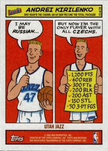 2004-05 Bazooka Comics #13 Andrei Kirilenko - Picture 1 of 2