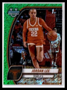 2024-25 Bowman Chrome University Green Shimmer Refractor #34 Jordan Lee - Picture 1 of 2