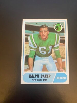 1968 TOPPS FOOTBALL #38 RALPH BAKER!! NR-MINT!! $1 SHIPPING!! - Image 1 of 2
