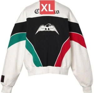 【NEW】adidas Originals x WILLY CHAVARRIA FLEECE CREWNECK OWHITE japan size XL - Picture 1 of 7