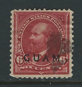 Guam #6, 6 cent Garfield with overprint - Picture 1 of 1