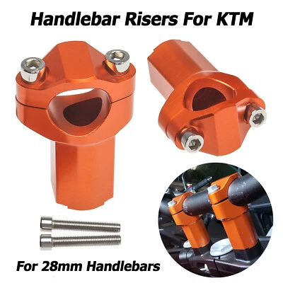 Elevadores de manillar para KTM 690 Enduro 530 EXC 450 XC-W 350 SX-F 790 1190 Adventure Foto 1 de 4