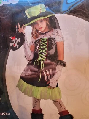  Fantasia de Halloween noiva monstro meninas tamanho 14-16  - Imagem 1 de 4