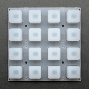 Adafruit Silicone Elastomer 4x4 Button Keypad for 3mm LEDs,1611 - Picture 1 of 4