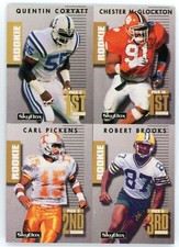 1996 Skybox Premium Quentin Coryatt Carl Pickens Chester McGlockton Card  #229
