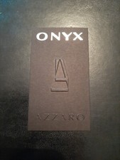 Perfume Card - Perfume Card. L. Azzaro - Onyx