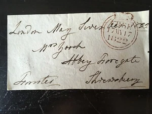 1er BARON CECIL FORESTER - SHROPSHIRE MP & PEER - SOBRE FIRMADO FRONTAL - Imagen 1 de 1