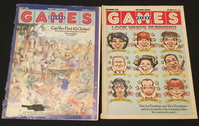 Lot of two Games Magazines - May & Nov. 1988. See condition notes. - Image 1 of 4