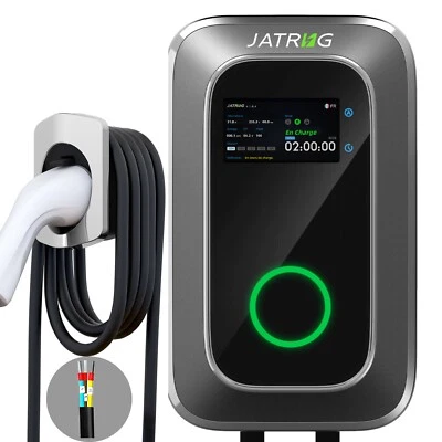 EV Chargeur Borne de Recharge Voiture Electrique -8m- 7kW 32A Monophasé Alim 1m - Immagine 1 di 4