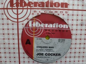 *JOE COCKER "Civilized man / Long drag of a cigarette" 7" Vinyl Record 45rpm - Picture 1 of 1