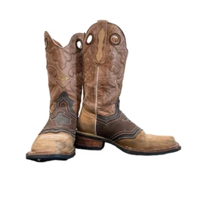 Pre-Owned Innovations Western Cowboys Tan Leather/Suede Size 9.5D - Picture 1 of 10