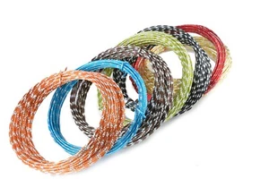 Aluminiumdraht, Basteldraht Diamanteffekt Ø 2mm - 10 Ring / Verschiedene Farben - Bild 1 von 9