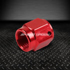 RED ANODIZED ALUMINUM 4-AN AN4 1/4"ADAPTER FEMALE FLARE CAP/PLUG/NUT FITTING