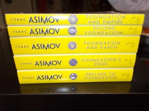 Isaac Asimov - Lot Bundle x 5 Foundation Series ...LIKE NEW TS8 - Picture 1 of 2
