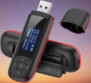 AGPTEK U3 USB Stick Mp3 Player 8GB Music Player Supports Recording FM Radio - Picture 1 of 1