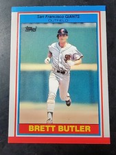 1989 Topps UK Mini's Baseball #11 Brett Butler *BUY 2 GET 1 FREE*