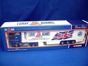 CORGI CC12220 SCANIA 4 SERIES - GRAY AND ADAMS - LIMITED EDITION - Picture 1 of 9