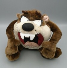 Vintage 1994 Stuffed PLush TAZ Tasmanian Devil Looney Tunes Animal Toy 7 1/2"