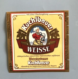 Altes Bieretikett , Brauerei zum KUCHLBAUER , Abensberg / Niederbayern #1304# - Bild 1 von 1