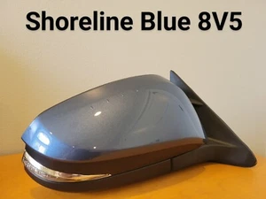 NEW SHORELINE BLUE Mirror FIT 14-19 Toyota Highlander PASSENGER side LIMITED - Picture 1 of 9