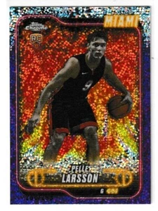 PELLE LARSSON 2024-25 TOPPS CHROME PURPLE SPECKLE REFRACTOR ROOKIE #/299. NICE - Picture 1 of 1