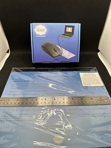 Halo Scanner Mouse & Pad Rosso in Scatola Originale con Software Manuale Cablato USB Tech - Foto 1 di 8